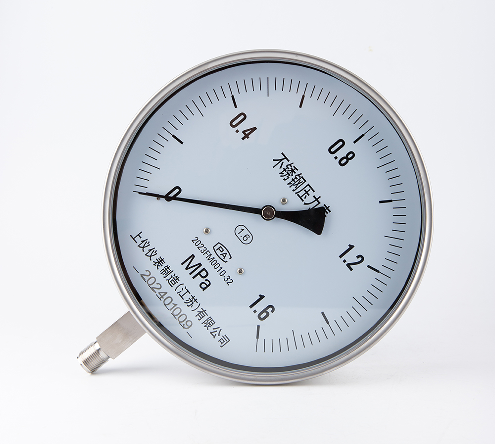 不锈钢压力表Y-250BF
