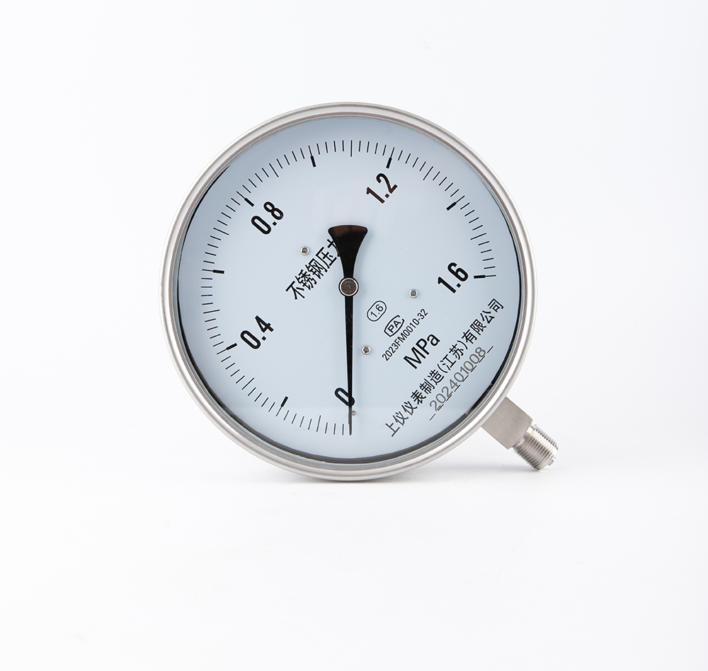 不锈钢压力表Y-250BF