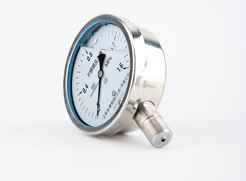 不锈钢耐震压力表YN-100BF