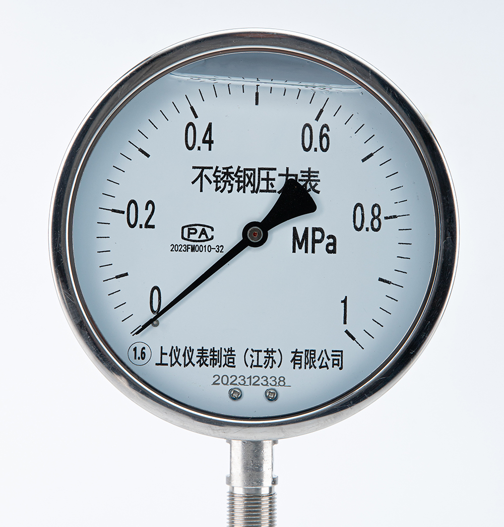 不锈钢耐震压力表YN-150BF