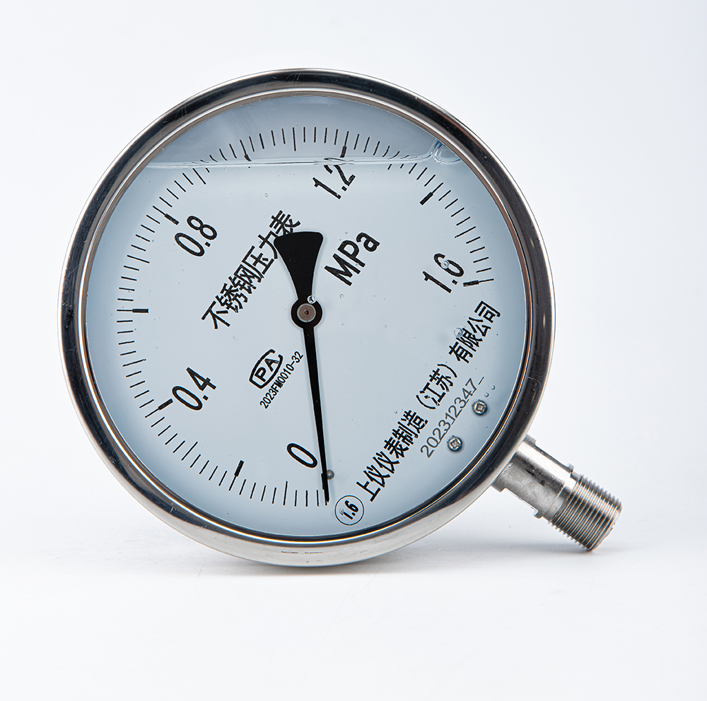 不锈钢耐震压力表YN-150BF  1.6MPa