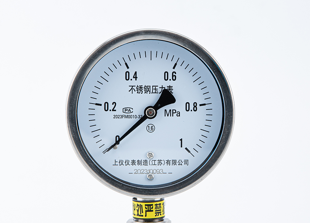 卫生型隔膜压力表Y-100BF-MC